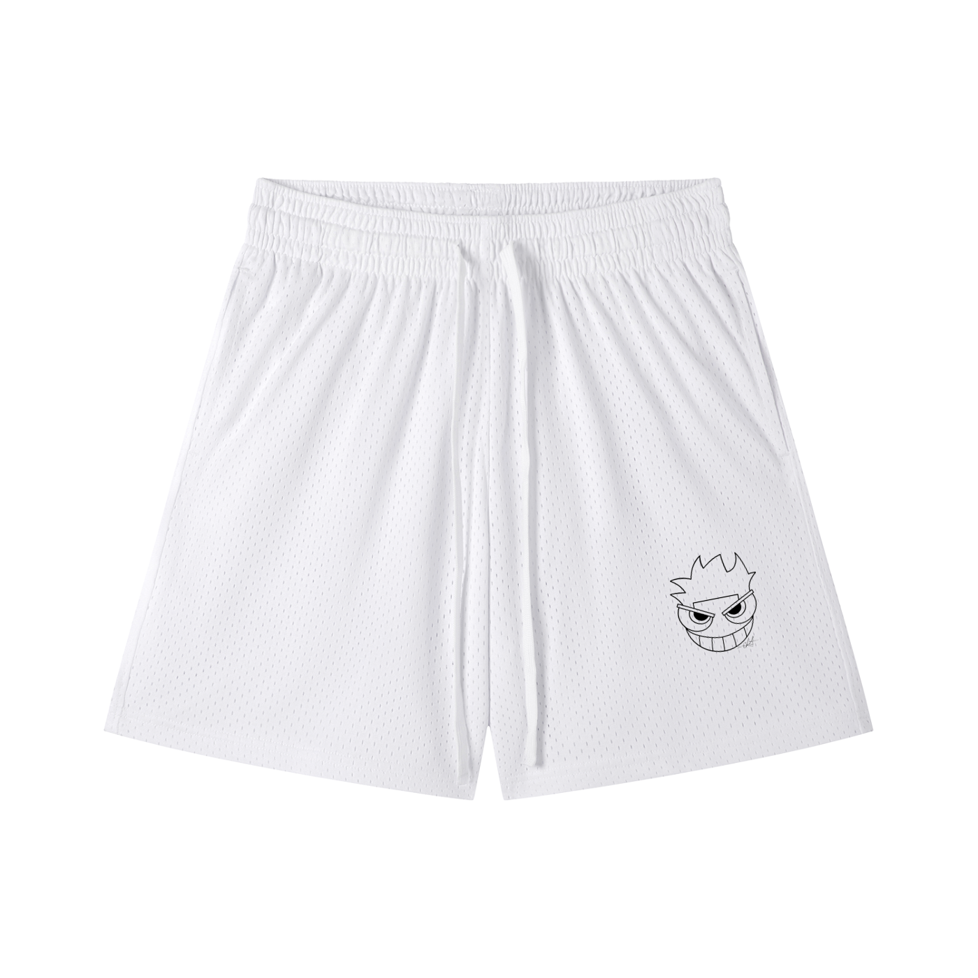 ChrisARTpher Mesh Drawstring Shorts