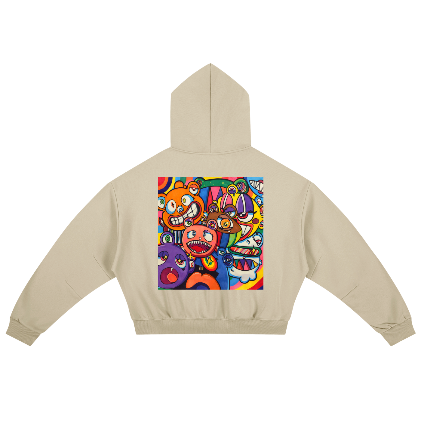 ChrisARTpher Boxy Darted Sleeve Hoodie