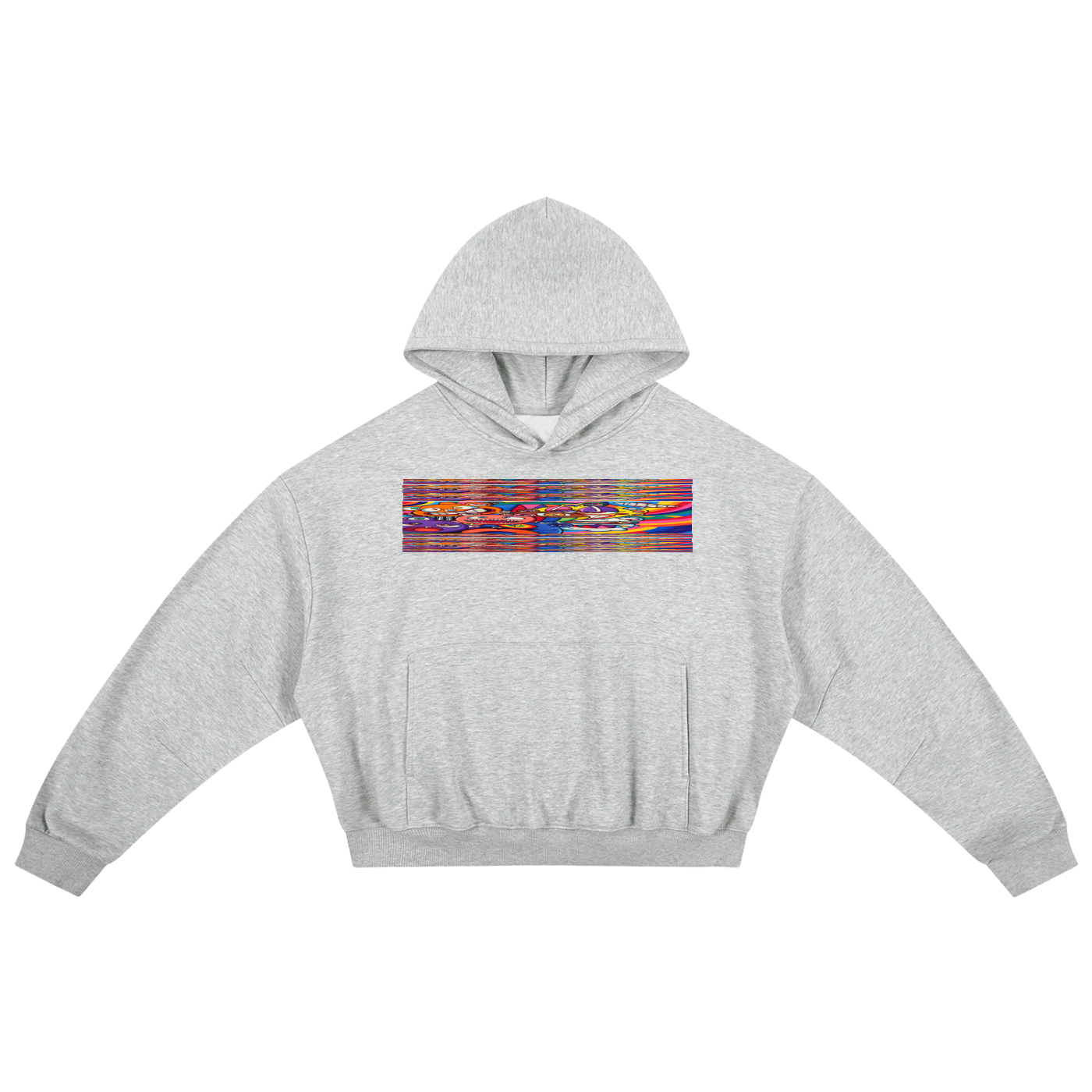 ChrisARTpher Boxy Darted Sleeve Hoodie